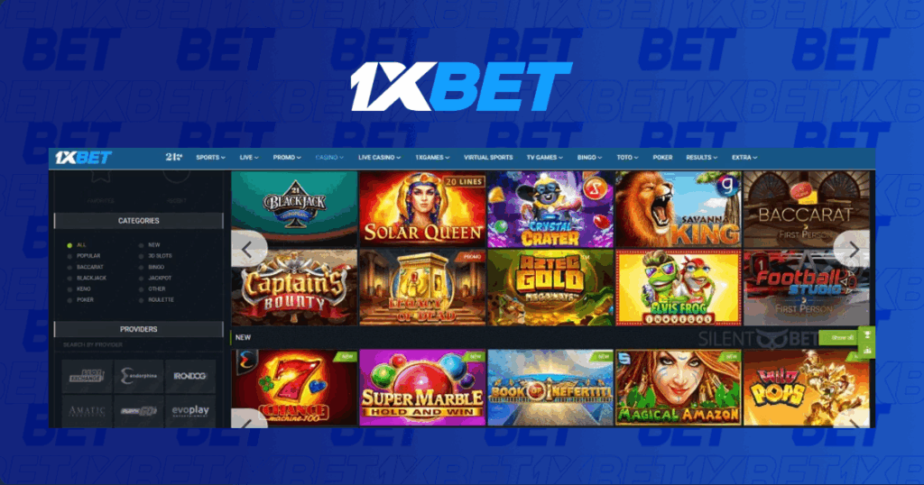 Tính năng của sòng bạc 1xbet